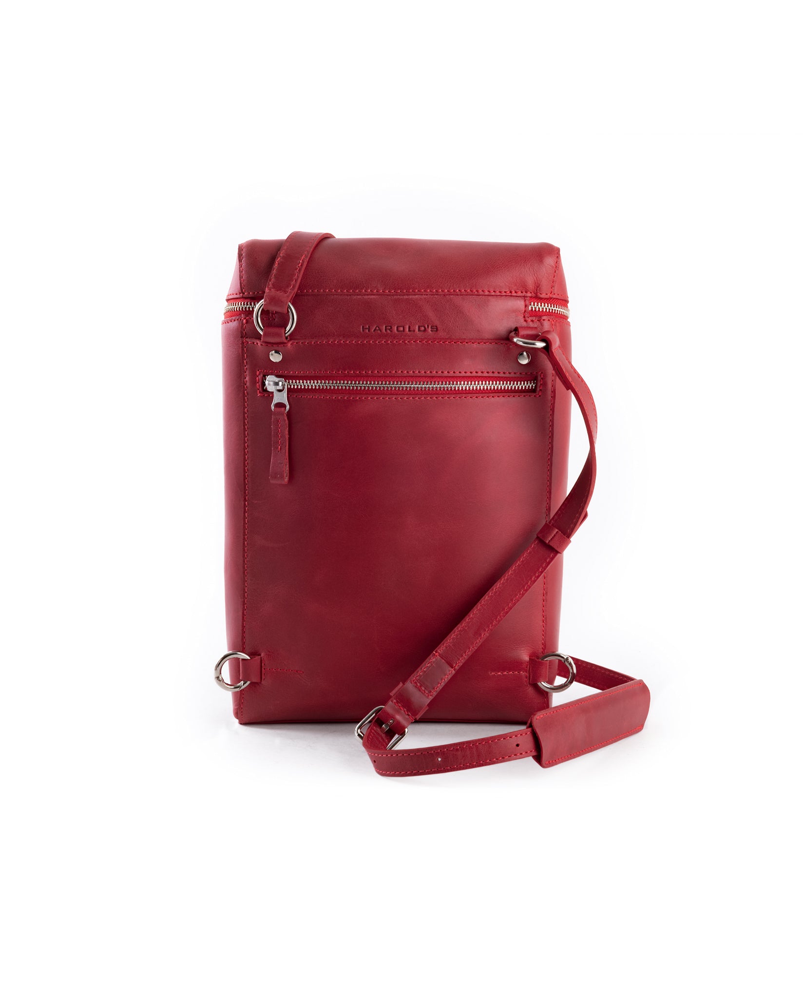 harolds-box-rucksack-schwarz-leder-wandelbar-shoulderbag image 4