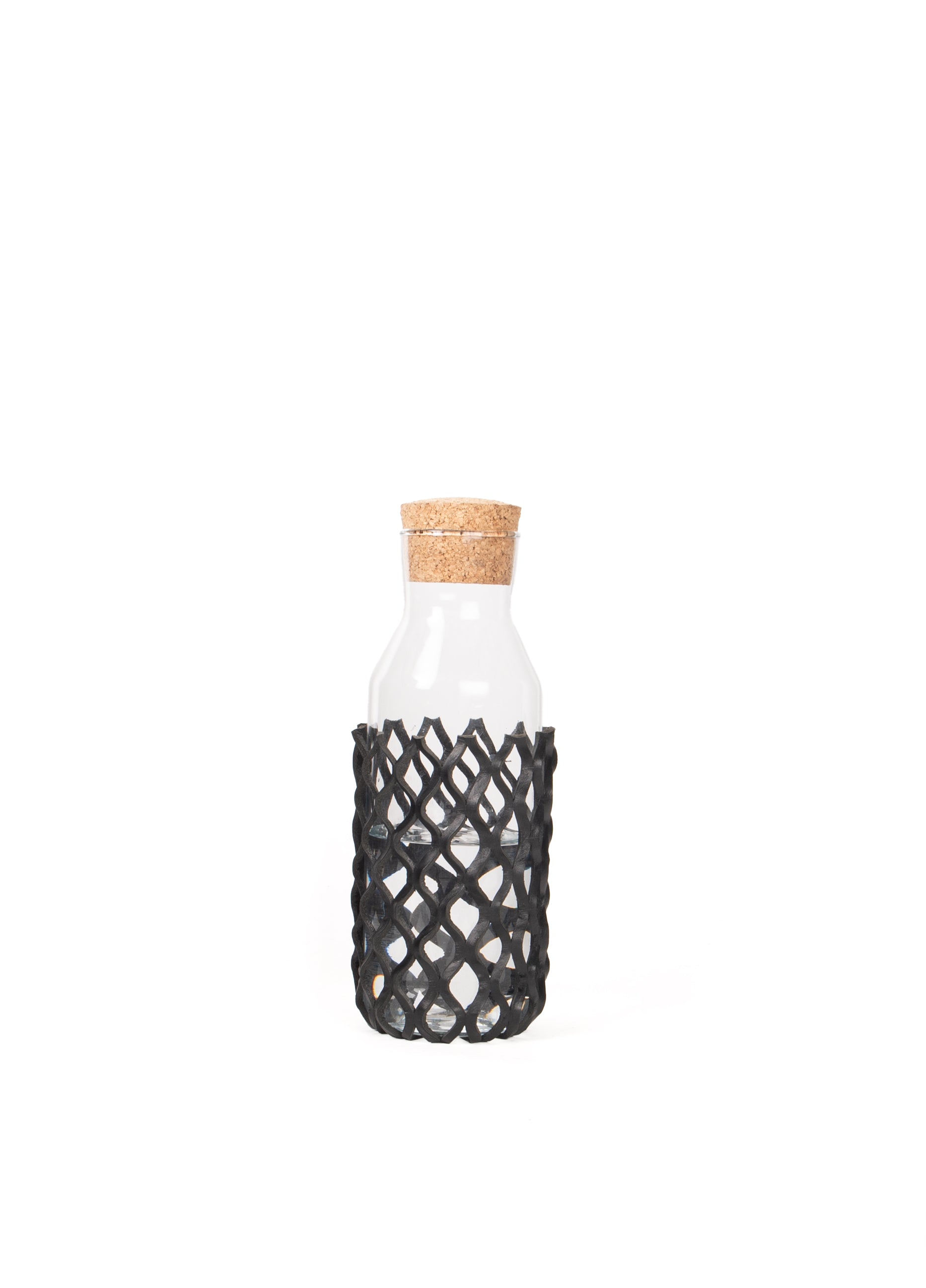 harolds-tools-leather-grid-l-glas-untersetzer-schwarz-sattlerleder image 1