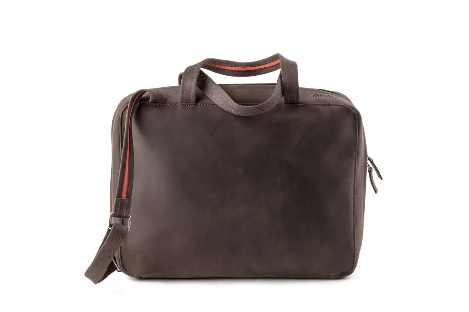 harolds-dothebag-tankbag-notebooktasche-15-zoll-braun-leder image 1