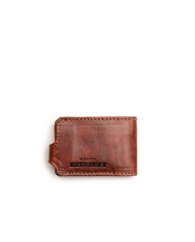 harolds-saddle-wallet-s-geldb-rse-braun-leder-mini image 1