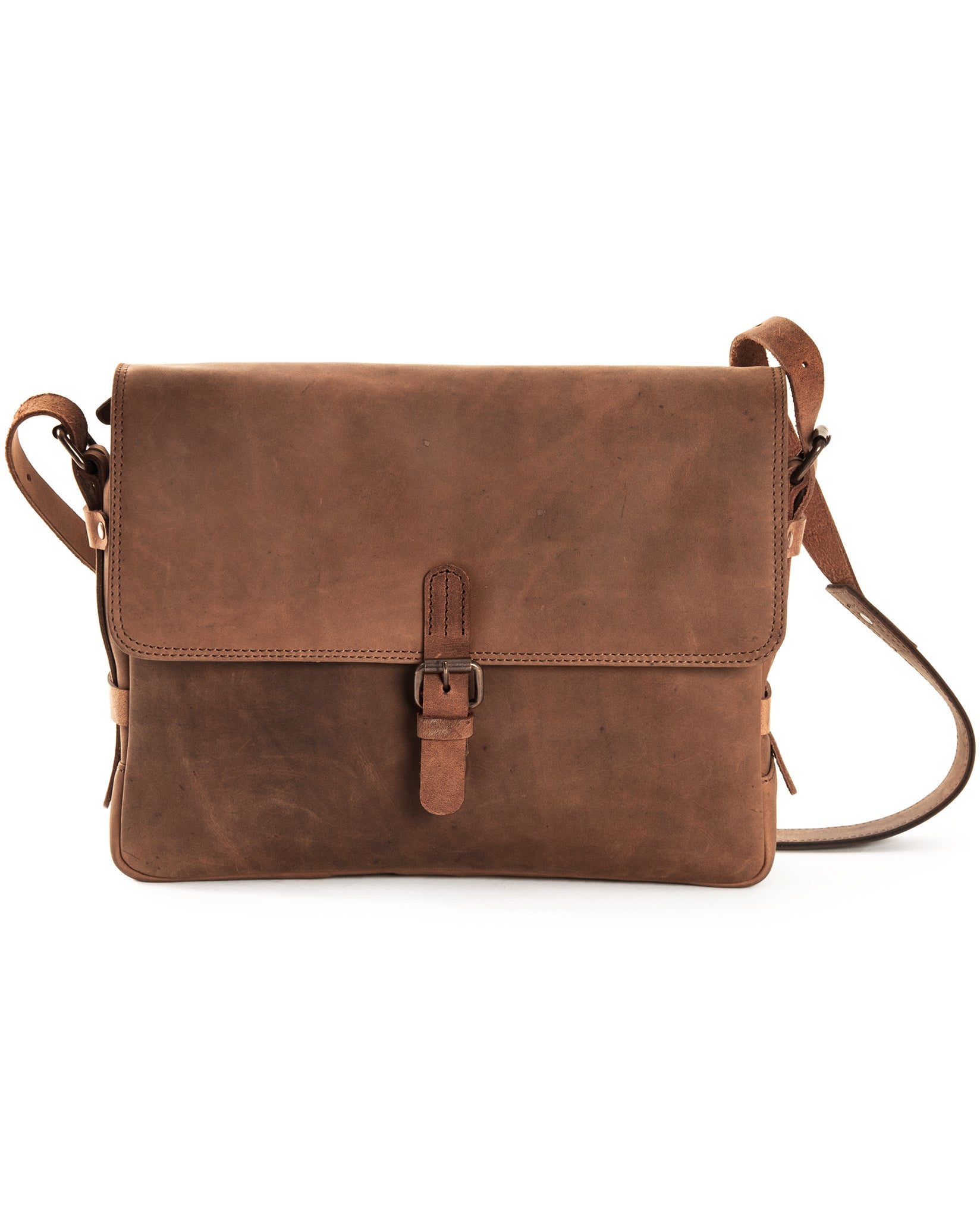 harolds-antic-messengerbag-m-kuriertasche-natur-a4-leder image 1