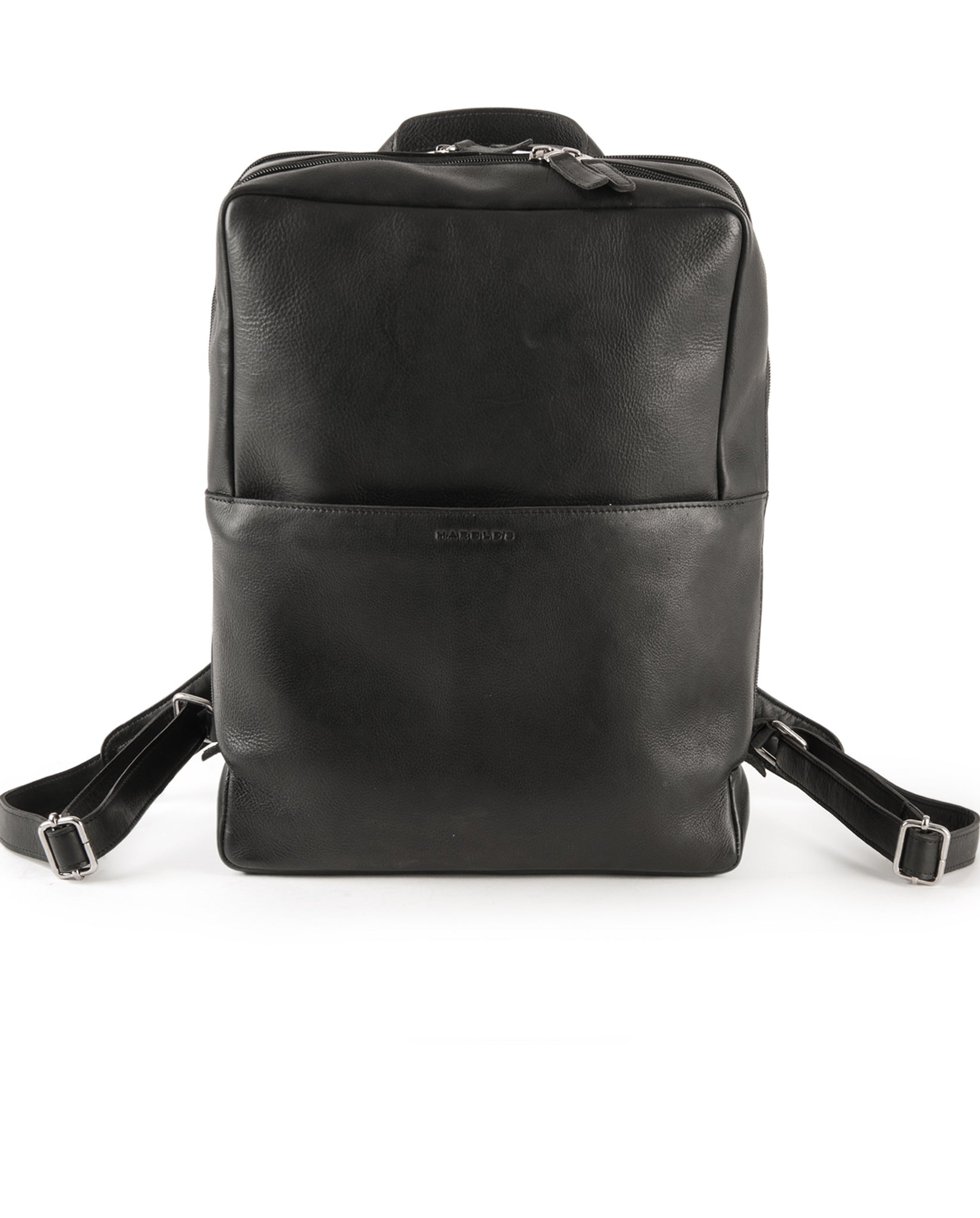 harolds-campo-notebook-rucksack-schwarz-leder image 1