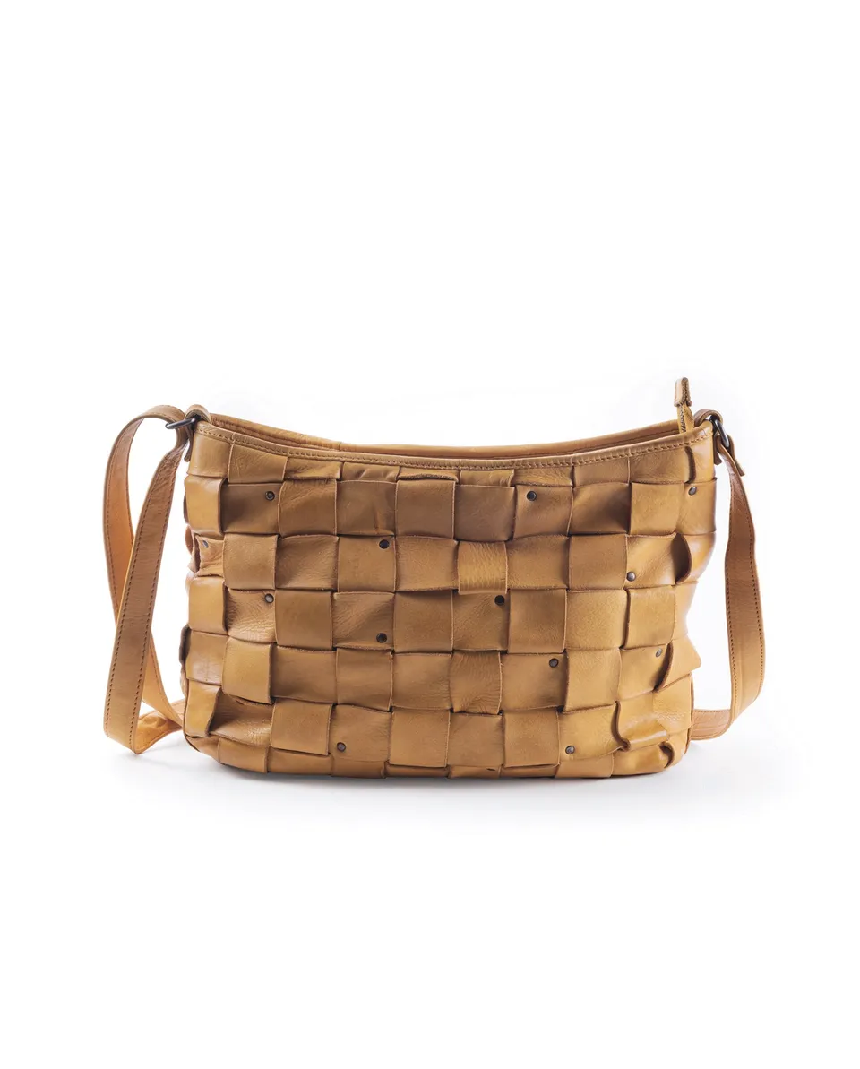 harolds-galore-braid-shopper-schultertasche-gelb-geflochten image 1