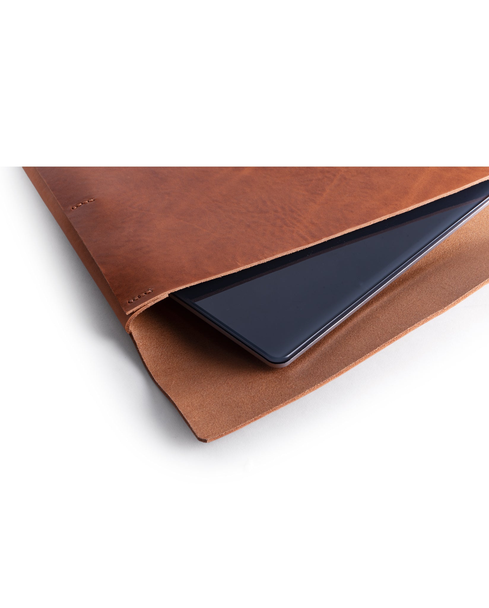 harolds-keeper-notebooksleeve-13-zoll-laptoptasche-schwarz-leder image 5