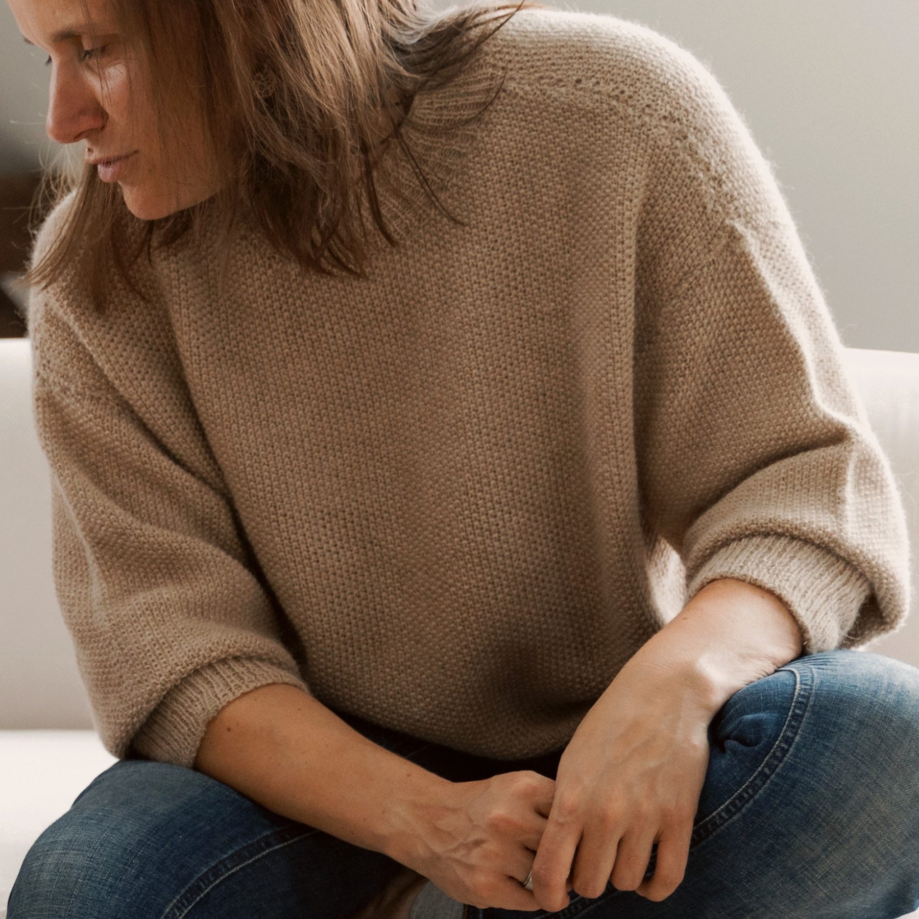 morii-essentials-alpaca-oversize-sweater-pullover-almond image 3
