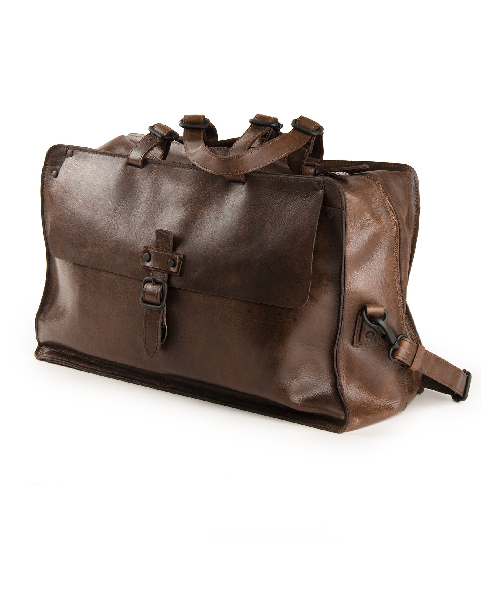 harolds-aberdeen-weekender-reisetasche-schwarz-leder-47cm image 4
