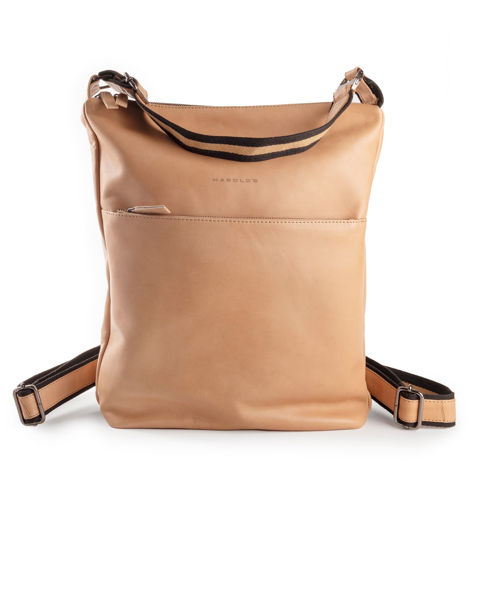 harolds-caugio-shoulder-backpack-rucksack-camel-leder image 1