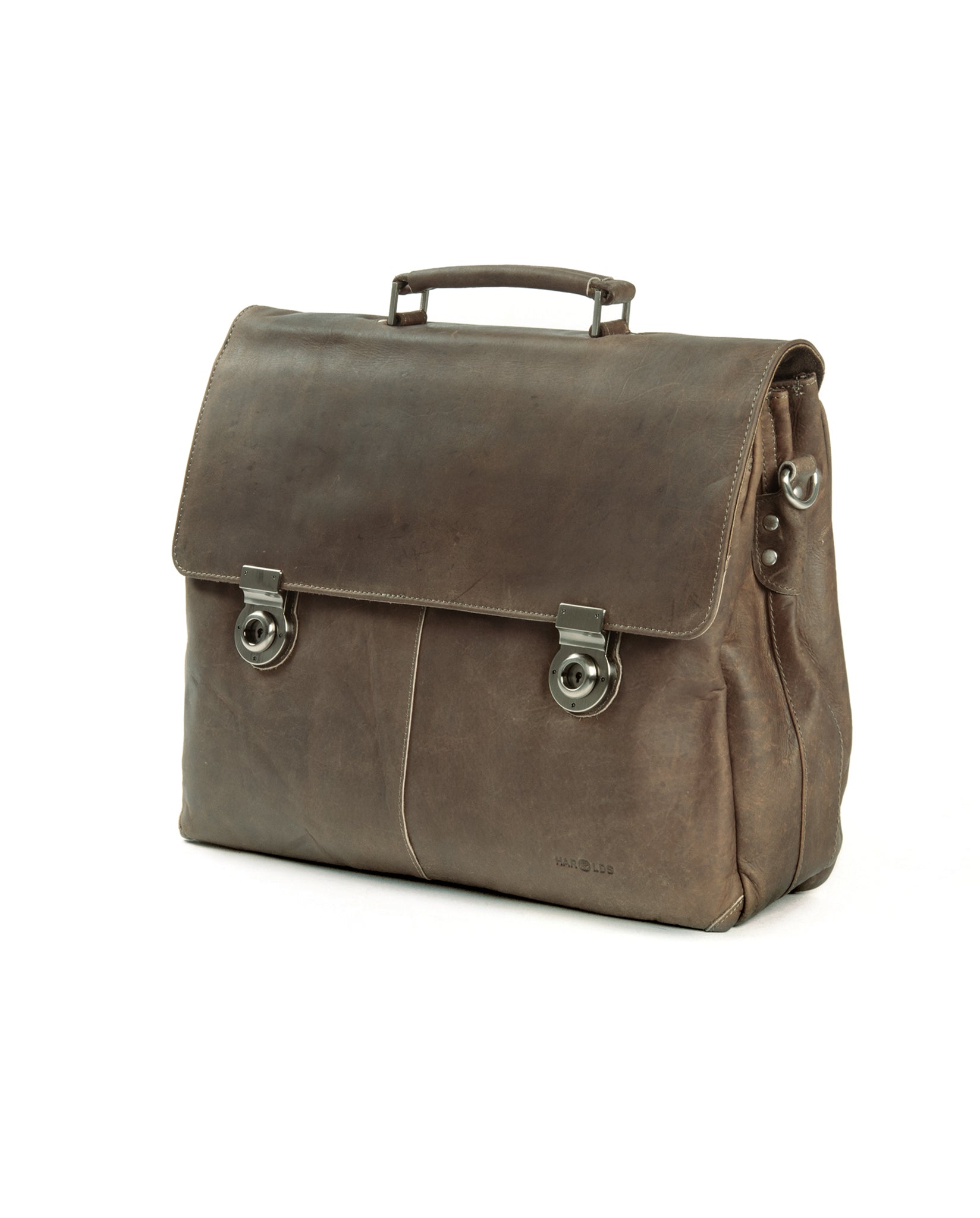 harolds-antic-aktentasche-m-businesstasche-leder-taupe image 2