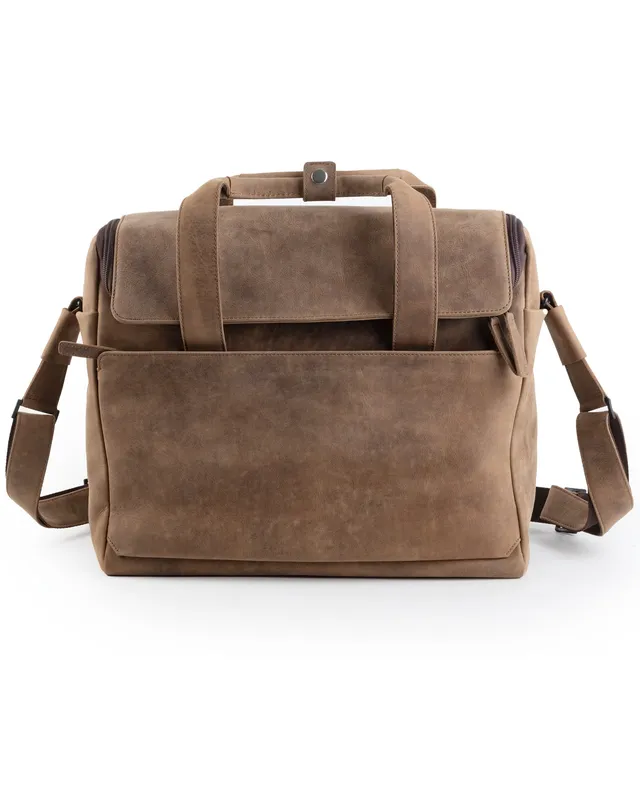 harolds-2in1-notebookbag-17-zoll-laptoptasche-schwarz-leder image 1