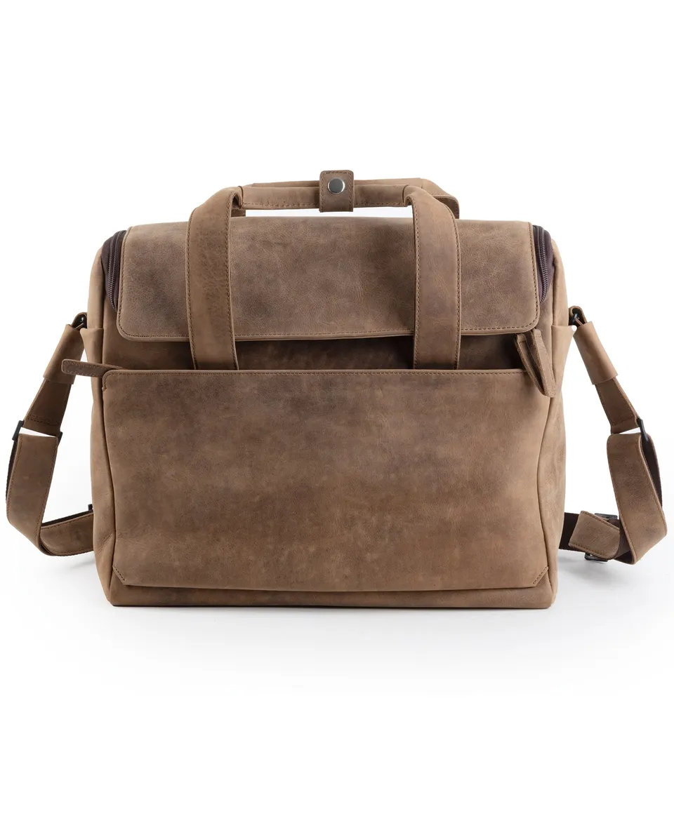harolds-2in1-notebookbag-17-zoll-laptoptasche-schwarz-leder image 1