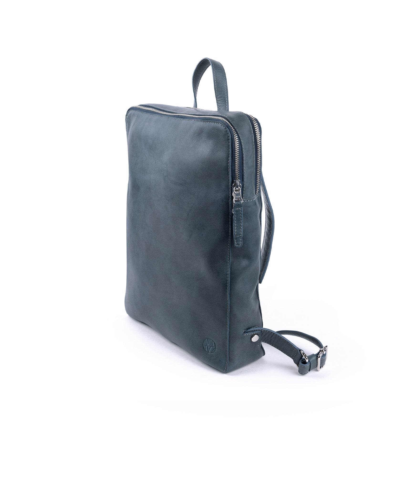 harolds-duo-backpack-notebookrucksack-schwarz-rindleder-leicht image 4