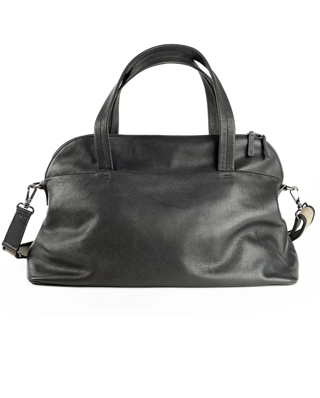 harolds-country-scraper-weekender-reisetasche-schwarz-rindleder image 1