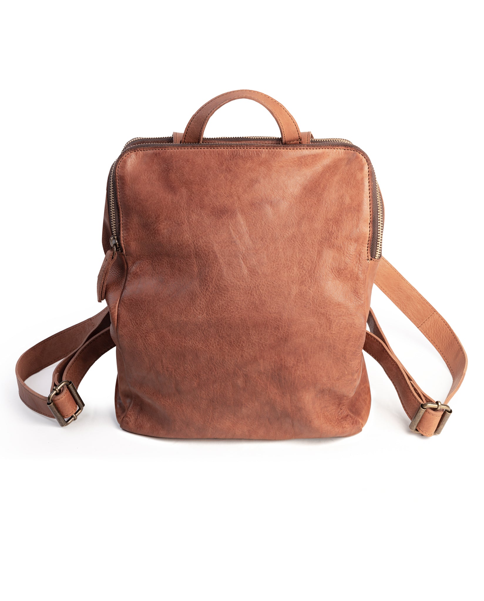 harolds-submarine-backpack-triple-rucksack-schwarz-leder image 1