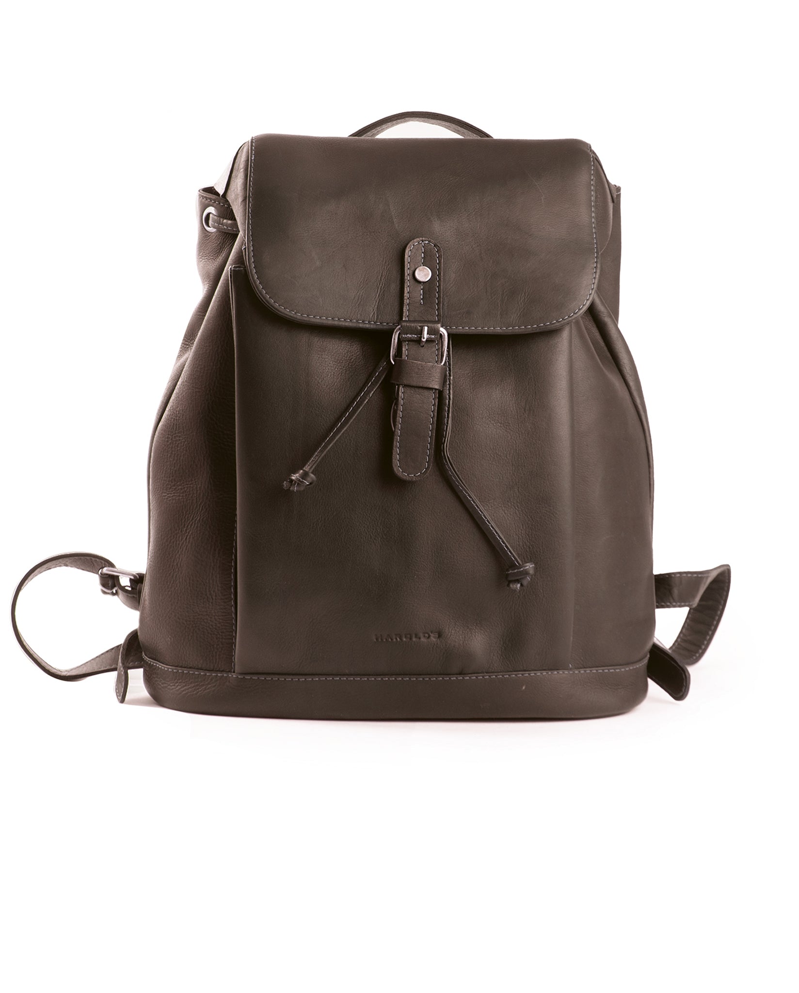 harolds-campo-backpack-m-rucksack-schwarz-vollrindleder-30x35cm image 5