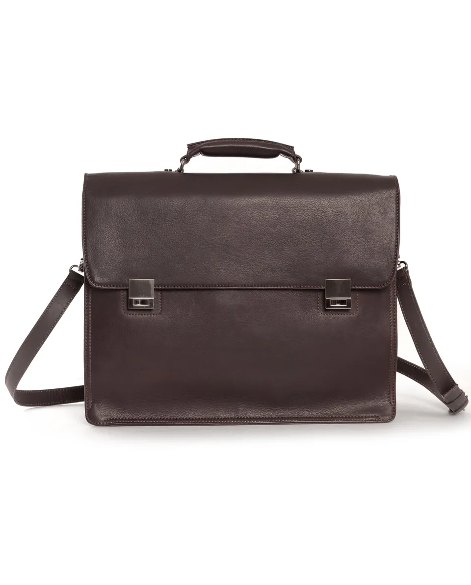 harolds-country-notebook-briefcase-aktentasche-schwarz-leder-large image 1
