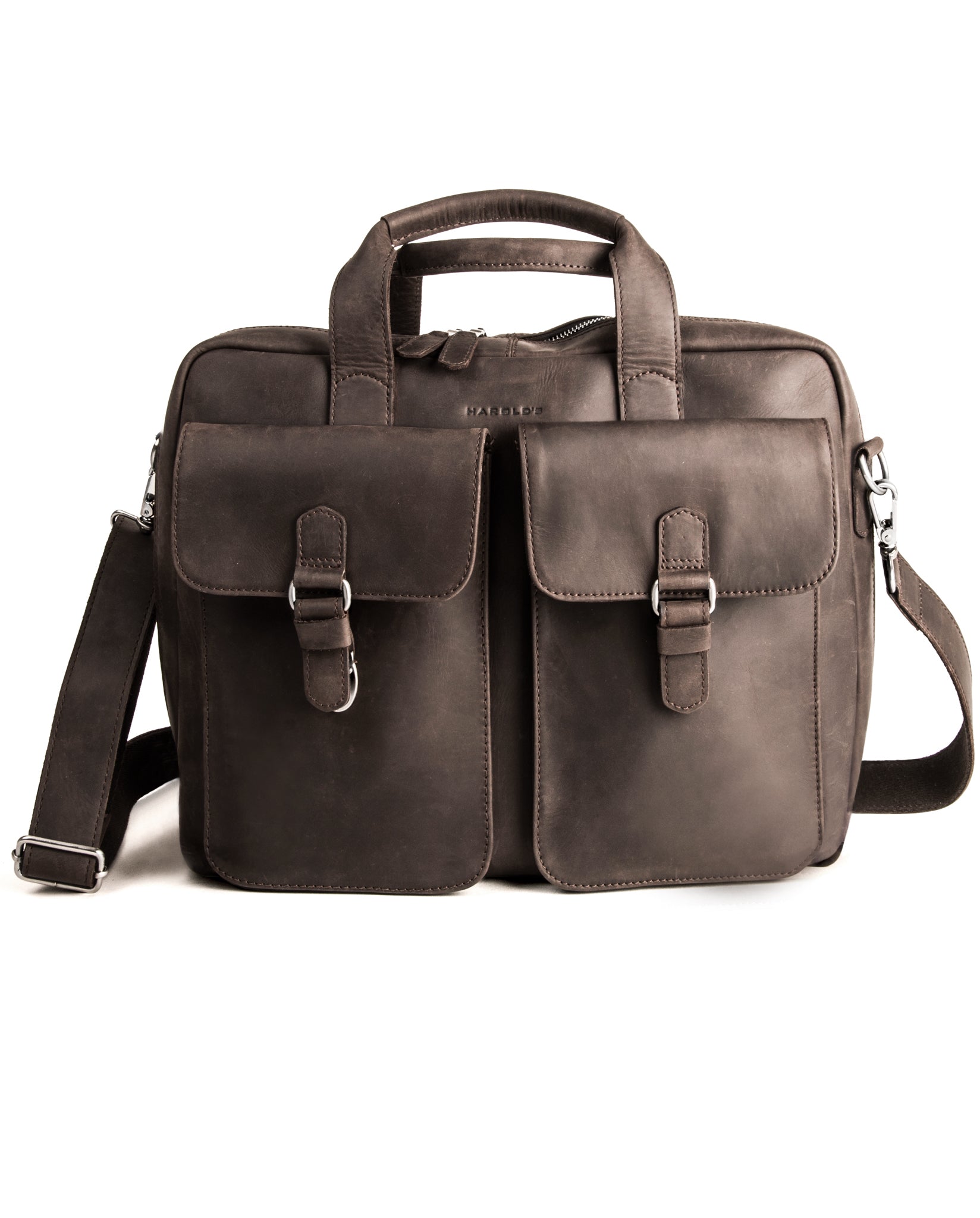 harolds-toro-businessbag-businesstasche-schwarz-rindleder-17-zoll image 3