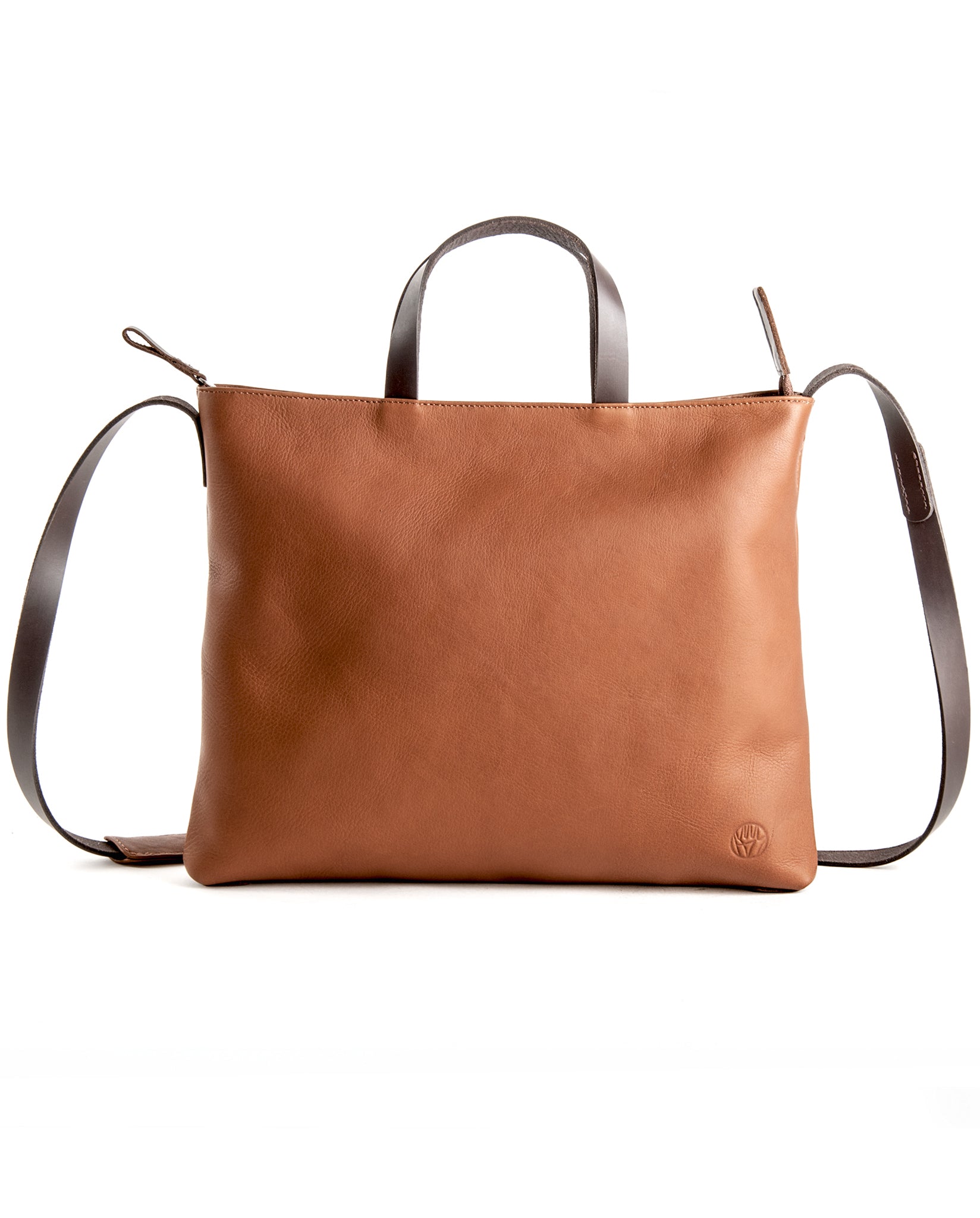 harolds-chaza-handlebag-henkeltasche-braun-a4-rindleder image 1