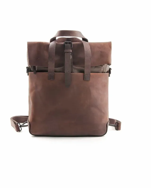 harolds-submarine-twister-rucksack-l-natur-leder-canvas-notebook image 1