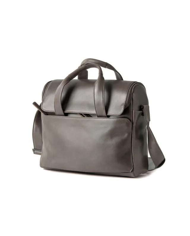 harolds-2in1-notebookbag-13-zoll-laptoptasche-taupe-leder image 1
