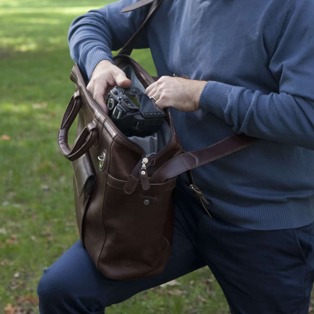 harolds-toro-dothebag-kameratasche-gro-schwarz-leder image 8