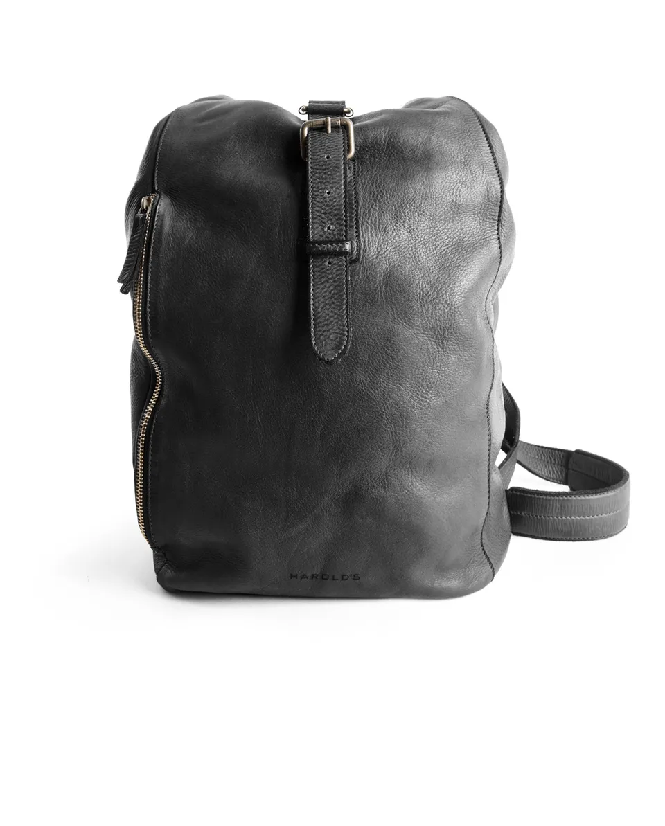 harolds-submarine-backpack-rollover-m-rucksack-schwarz-leder image 1