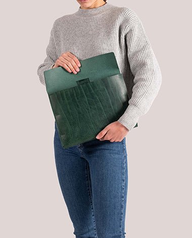 harolds-keeper-notebooksleeve-13-zoll-laptoptasche-schwarz-leder image 4