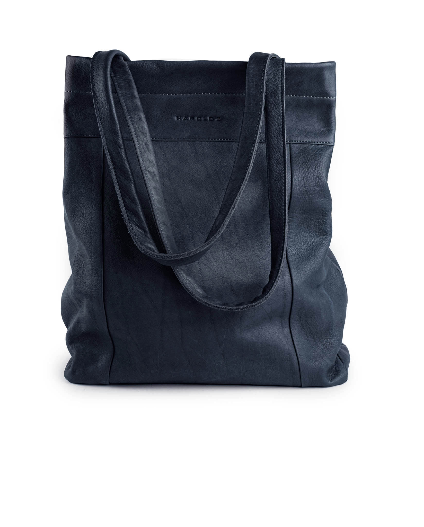 harolds-chacoral-smooth-marktshopper-einkaufstasche-schwarz-leder image 6