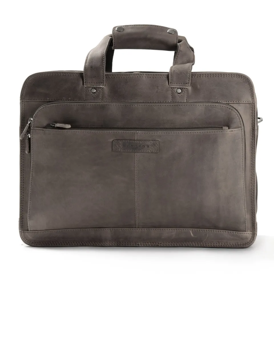 harolds-antic-notebook-businessbag-aktentasche-taupe-17-zoll image 1