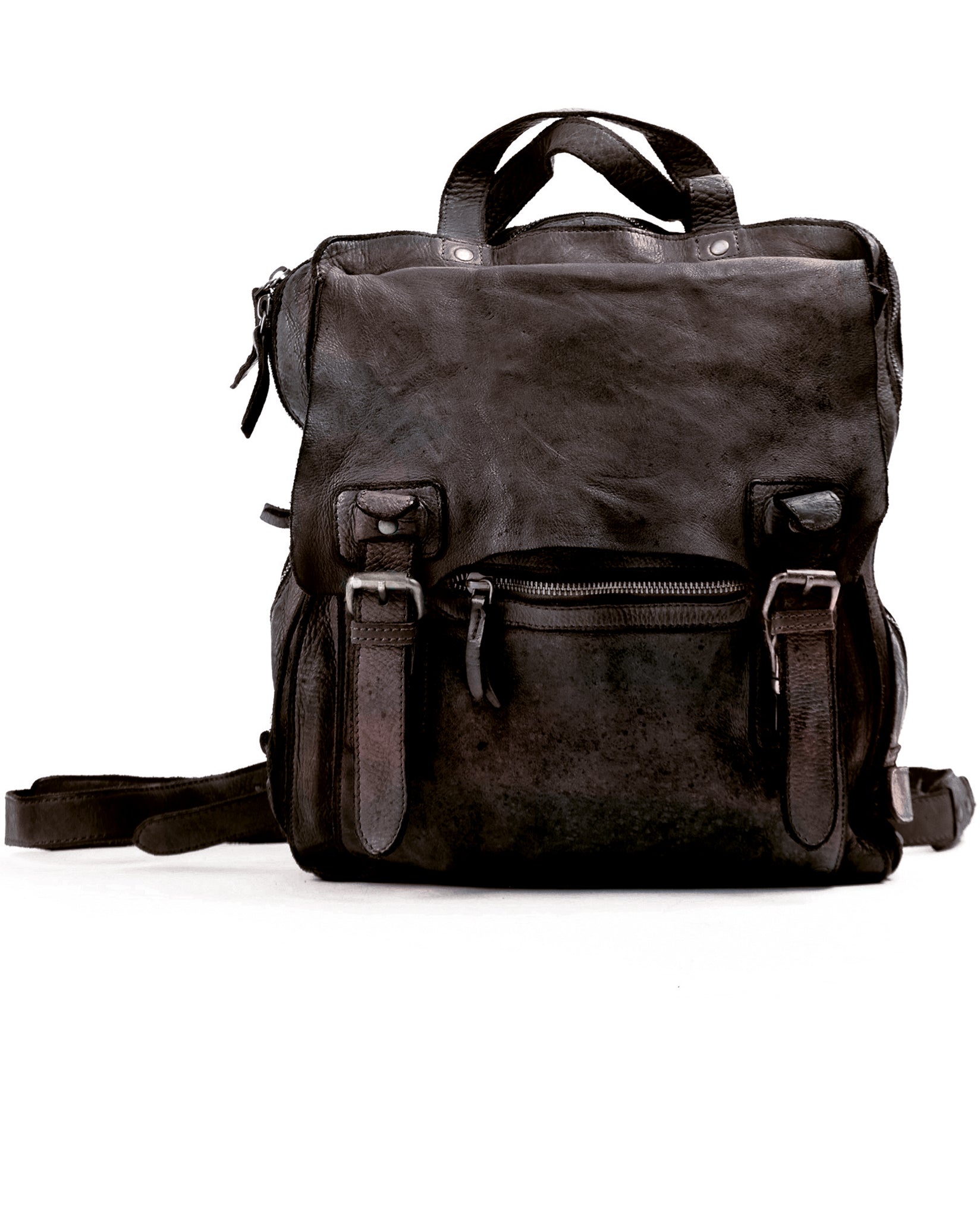 harolds-submarine-backpack-l-lederrucksack-schwarz-a4-rindleder image 4