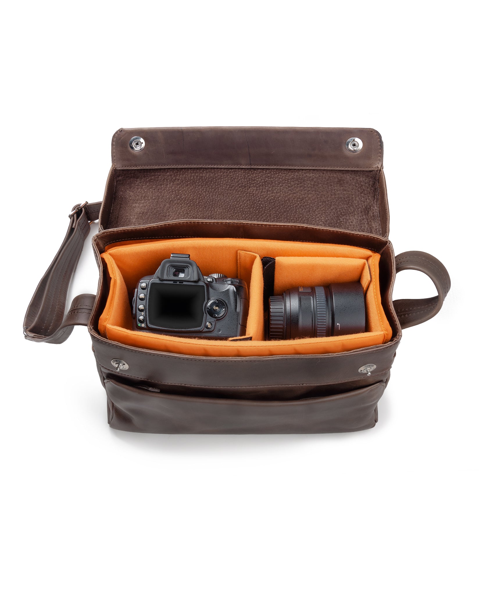 harolds-dothebag-tank-medium-kameratasche-schwarz-leder-gepolstert image 7