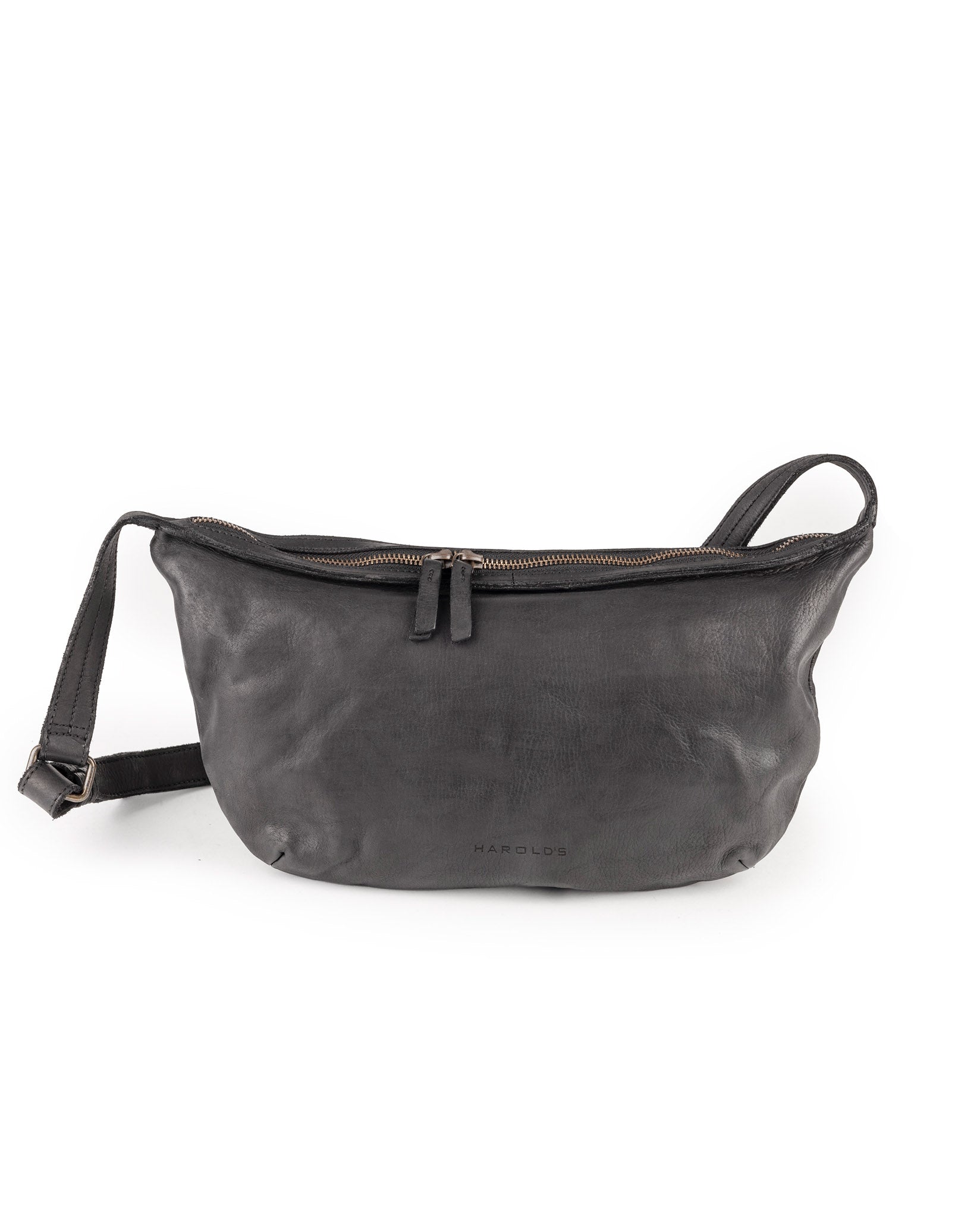 harolds-submarine-pouch-s-ledertasche-schwarz-rindleder image 1