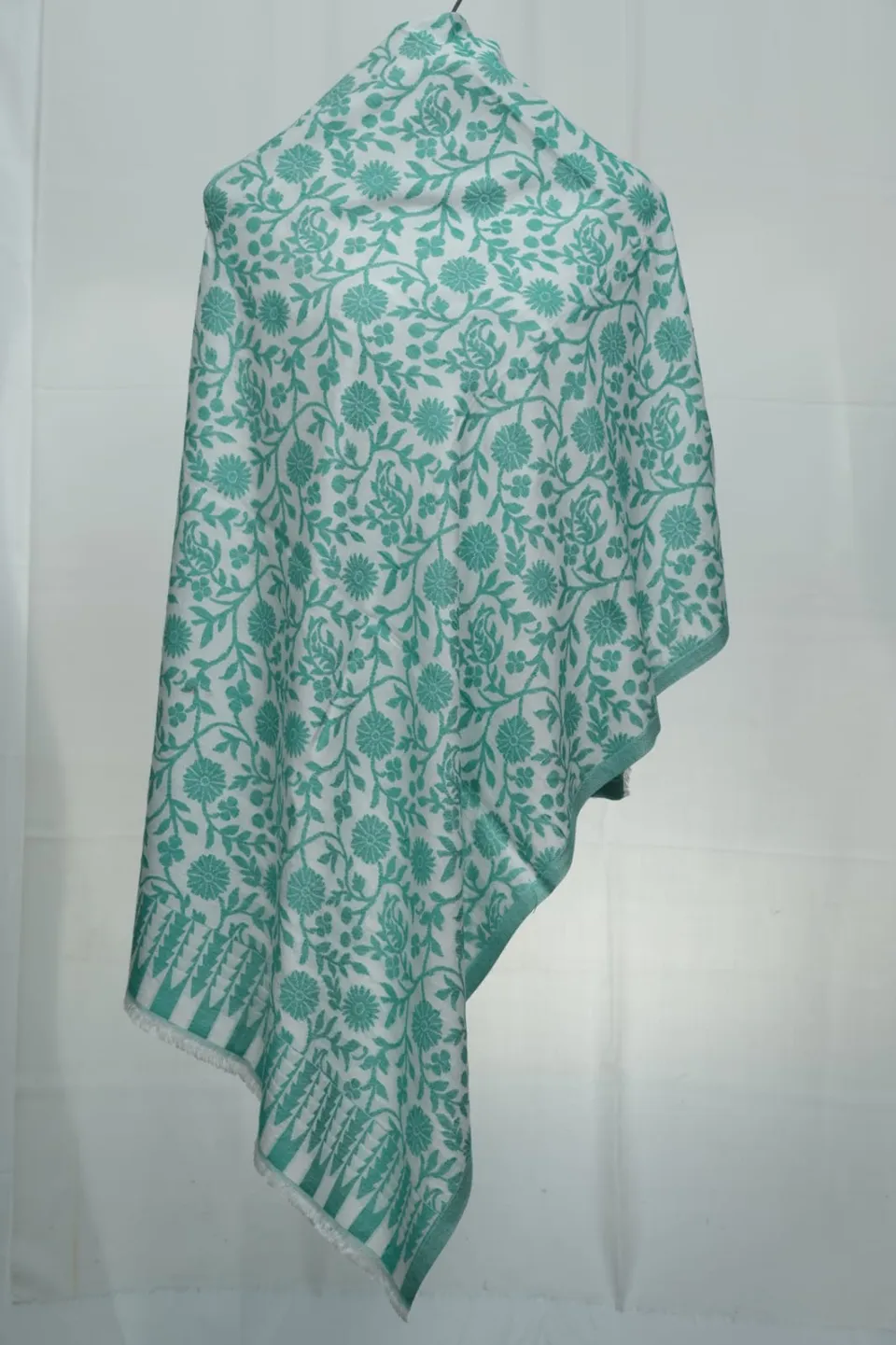 kashmir-arts-pashmina-shawls-pashmina-schal-grau-gr-n image 1