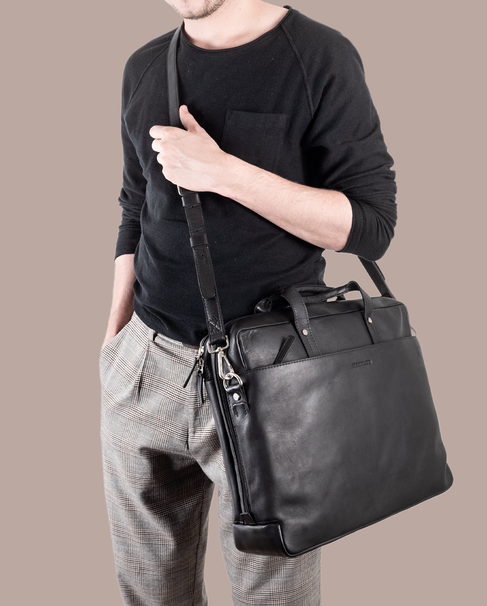 harolds-campo-businessbag-l-businesstasche-schwarz-13-zoll image 2