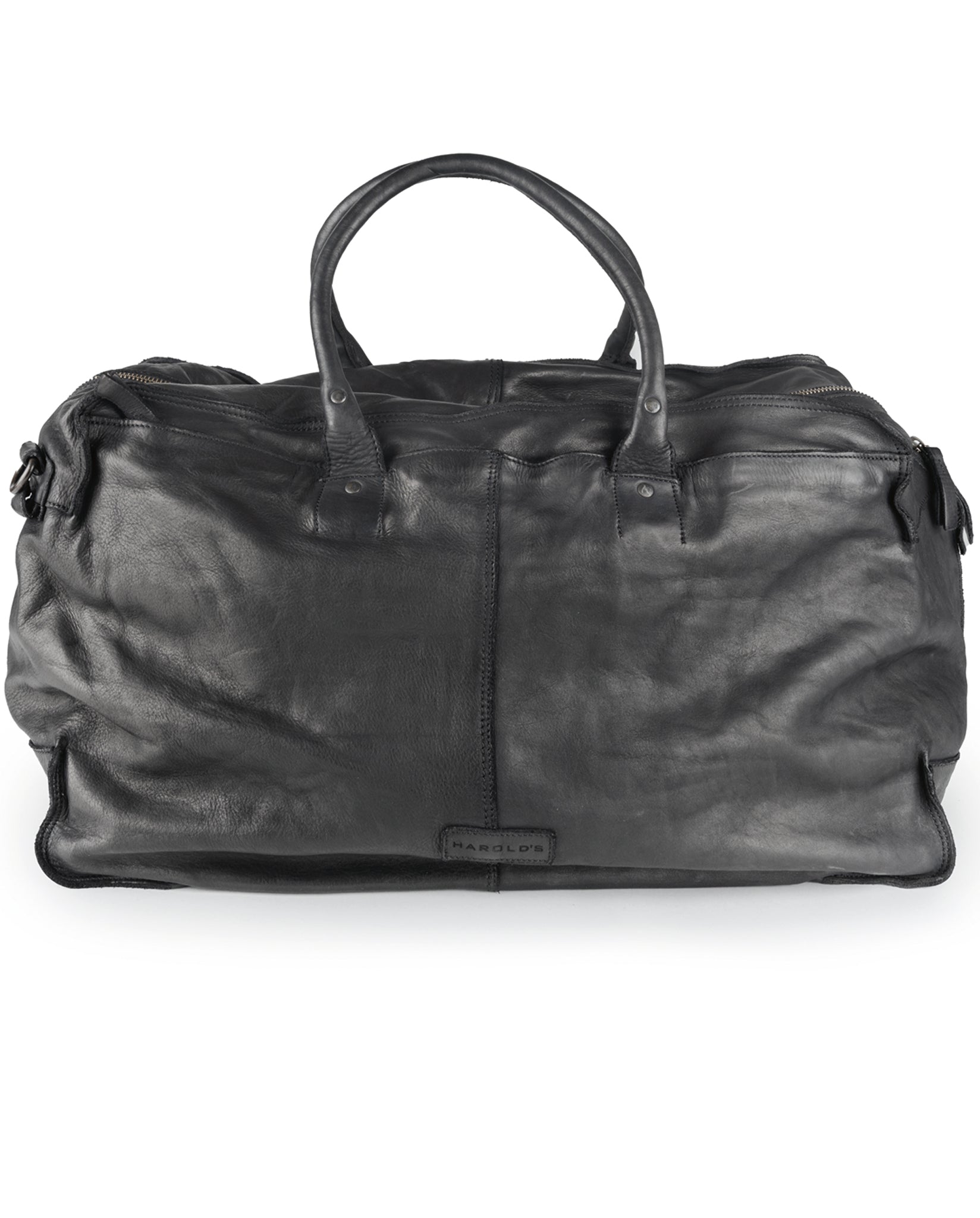 harolds-submarine-travelbag-xl-reisetasche-schwarz-leder image 4