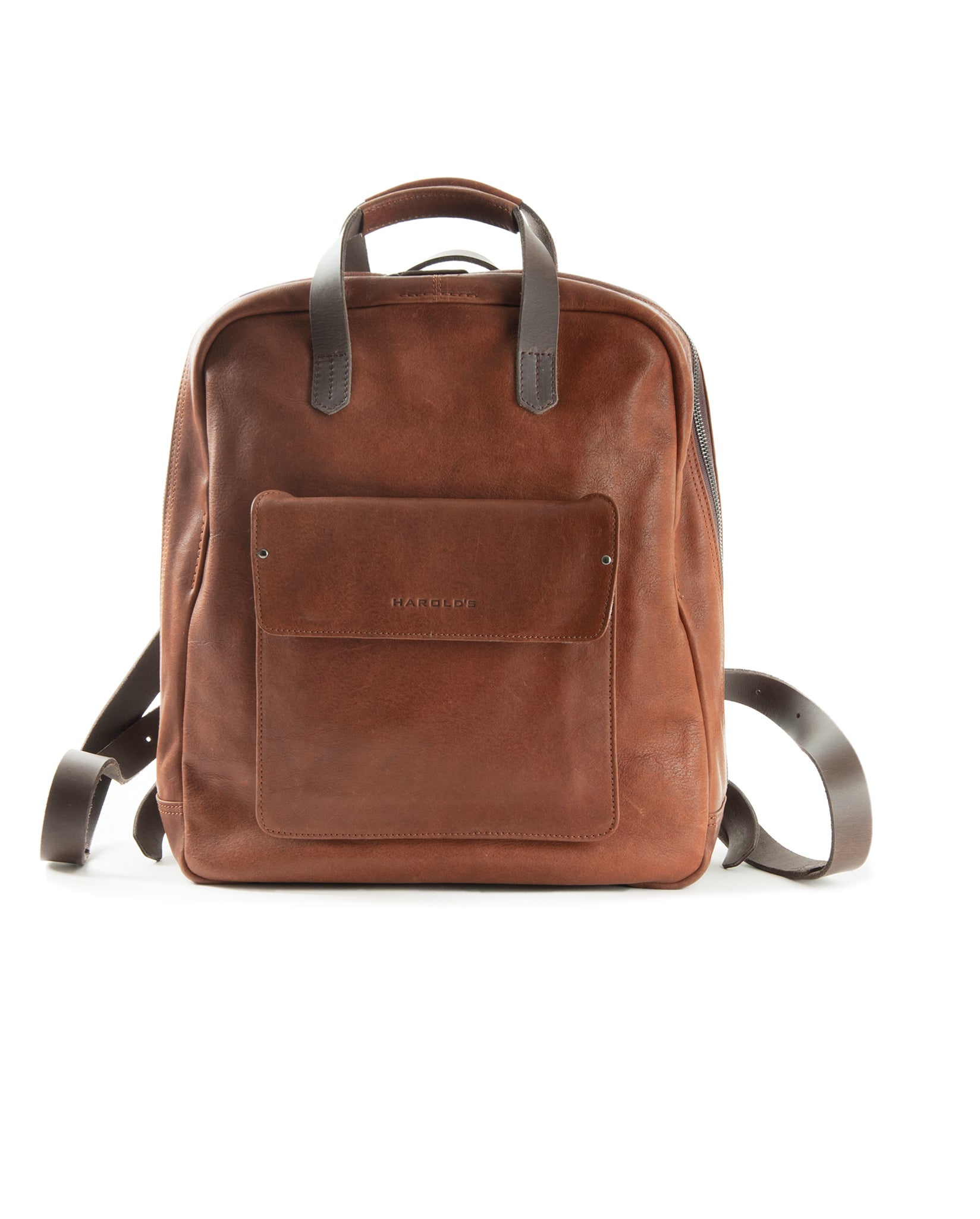 harolds-ivy-lane-notebook-rucksack-schwarz-leder image 5