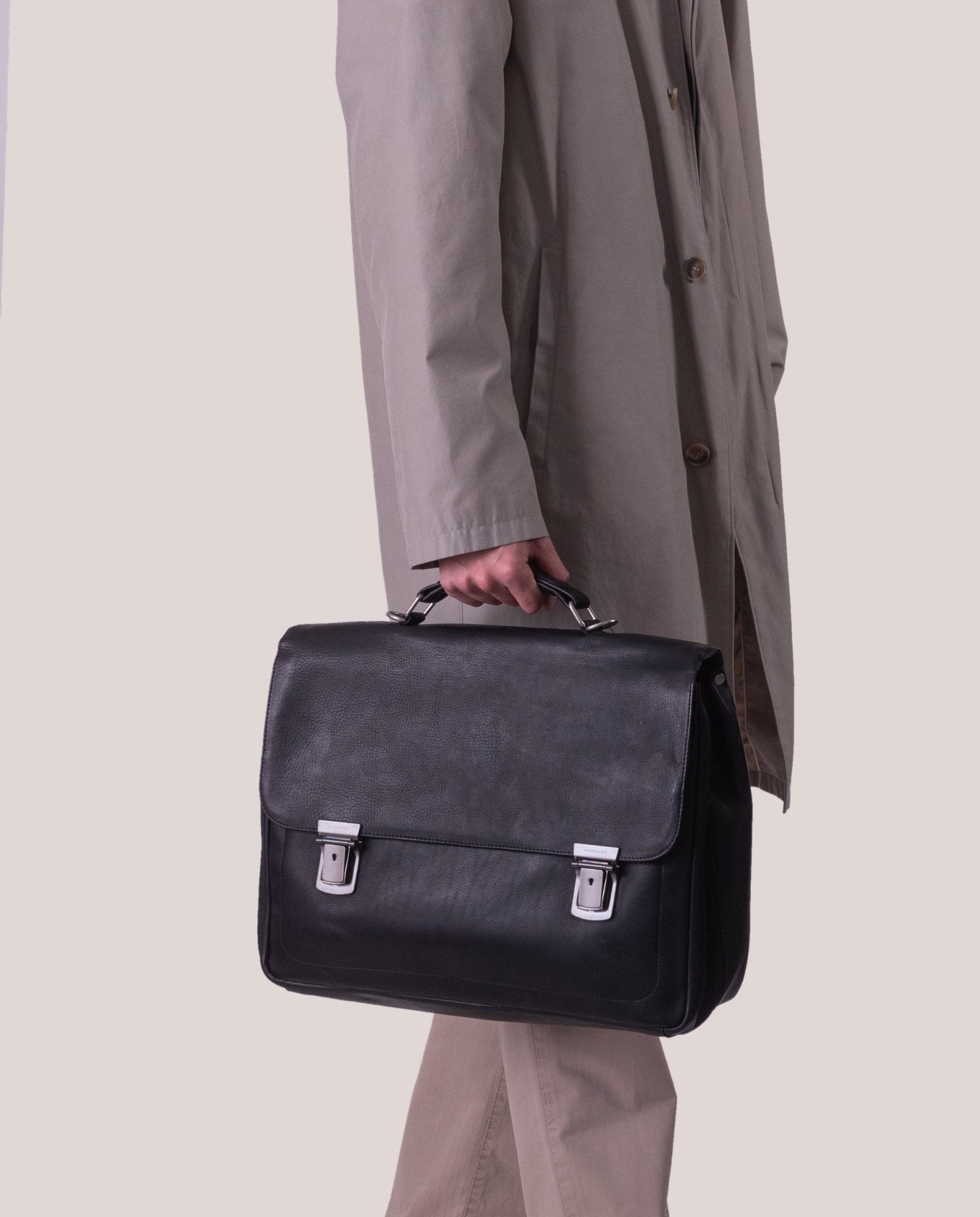 harolds-campo-briefcase-lock-l-businesstasche-schwarz-17-zoll image 2
