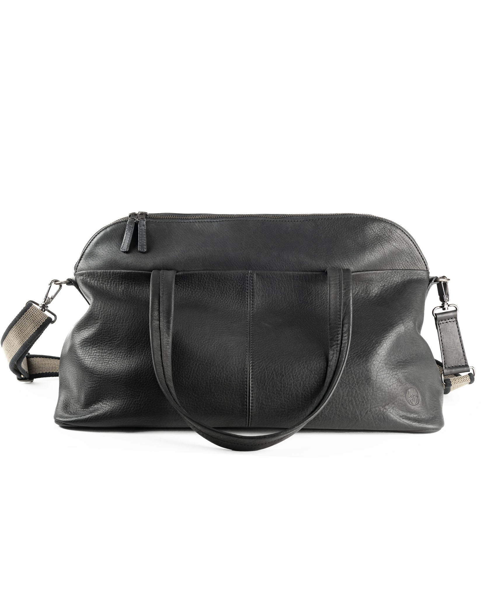 harolds-country-scraper-weekender-reisetasche-schwarz-rindleder image 3