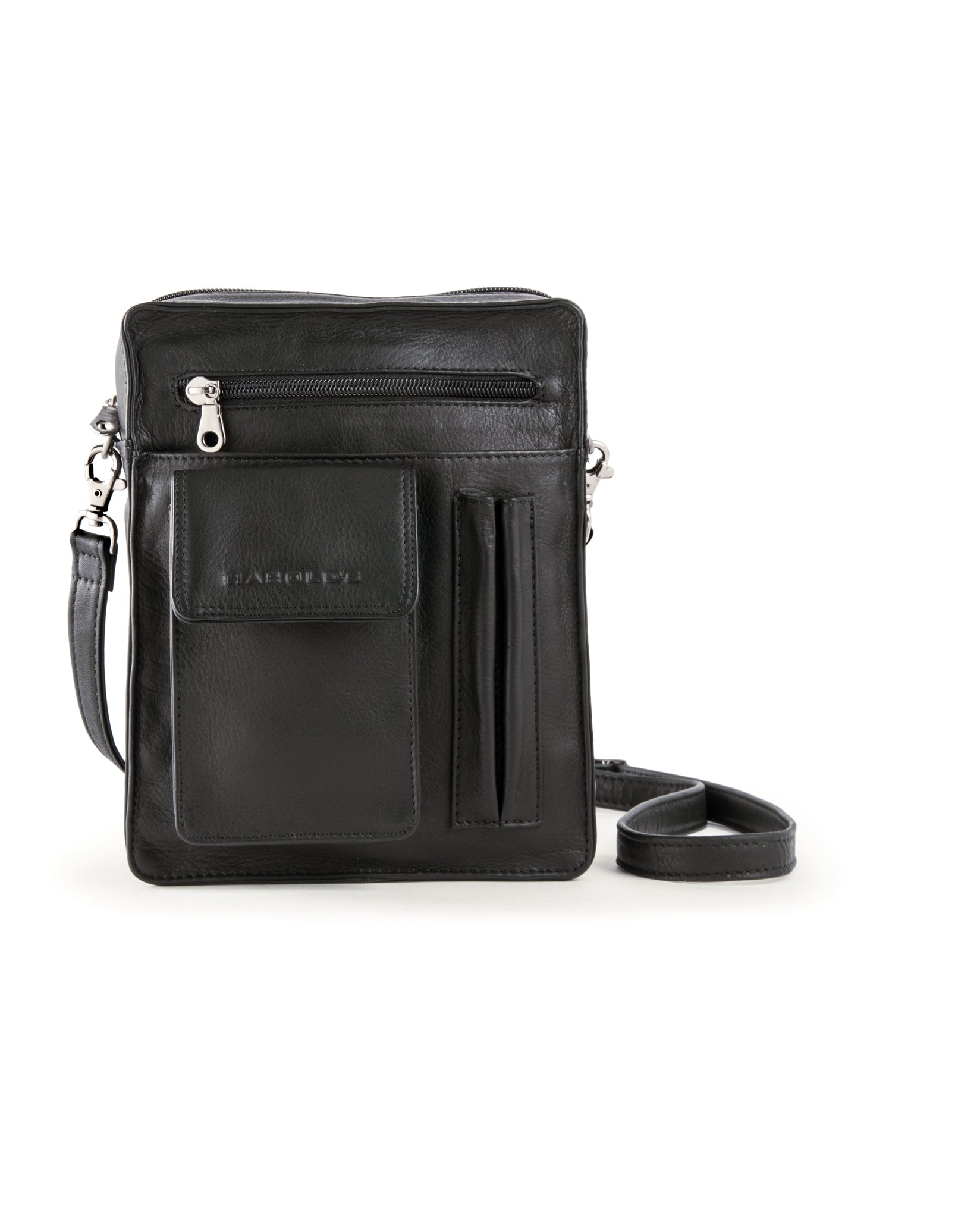 harolds-country-shoulderbag-umh-ngetasche-leder-schwarz image 4