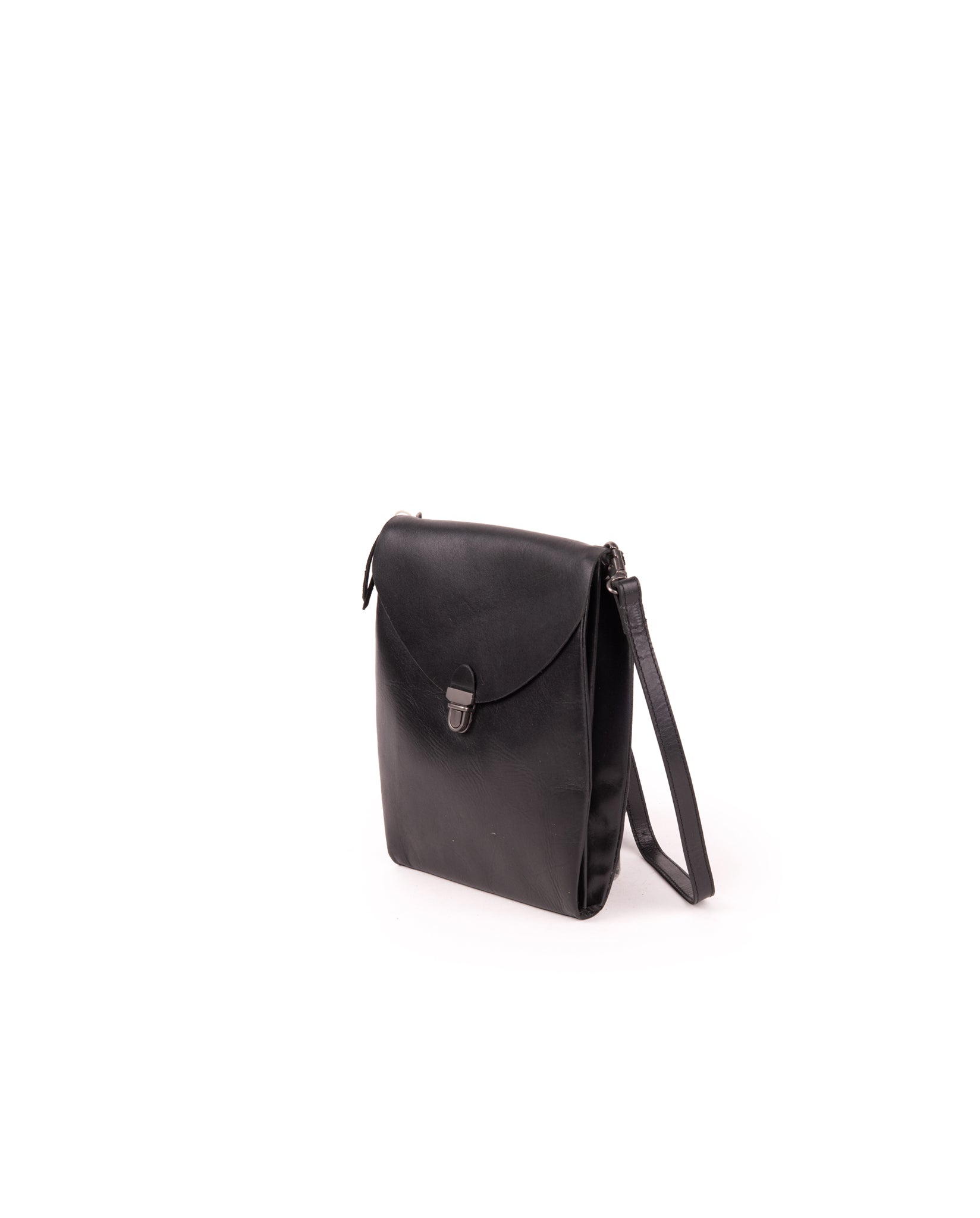 harolds-fold-handbag-clutch-up-handtasche-schwarz-leder image 6