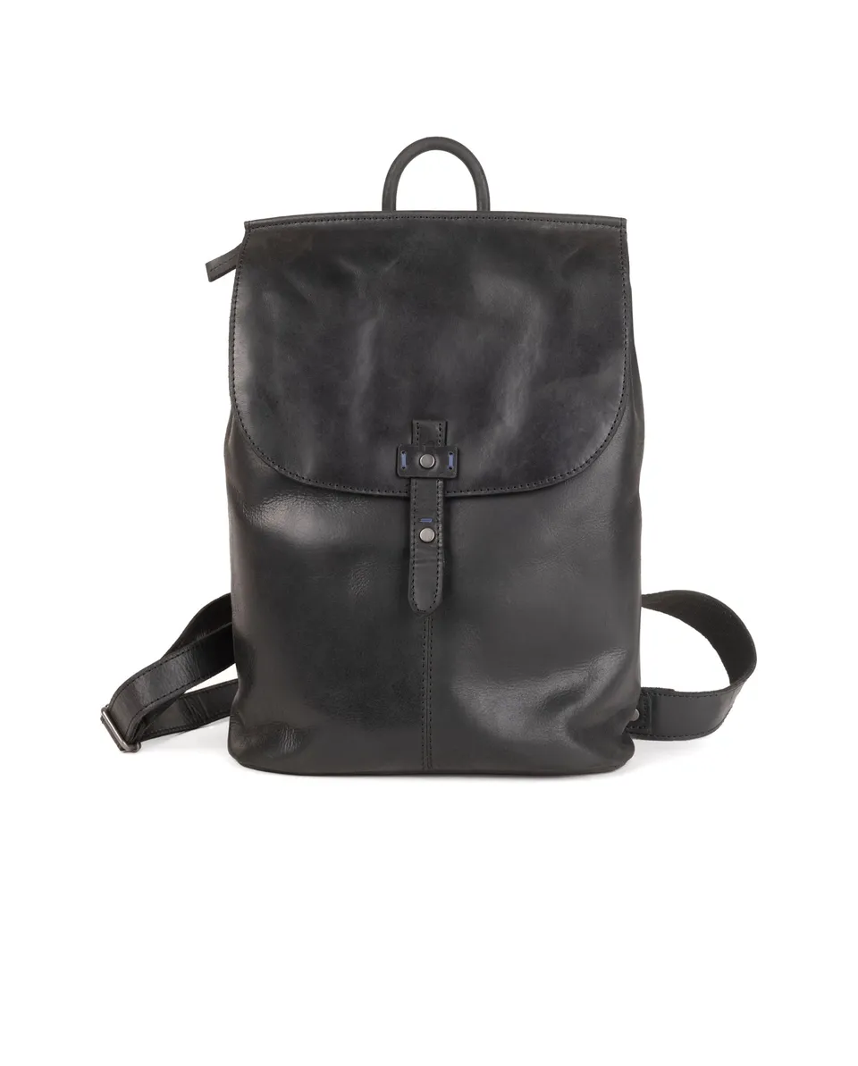 harolds-aberdeen-backpack-women-rucksack-schwarz-leder-tablet image 1